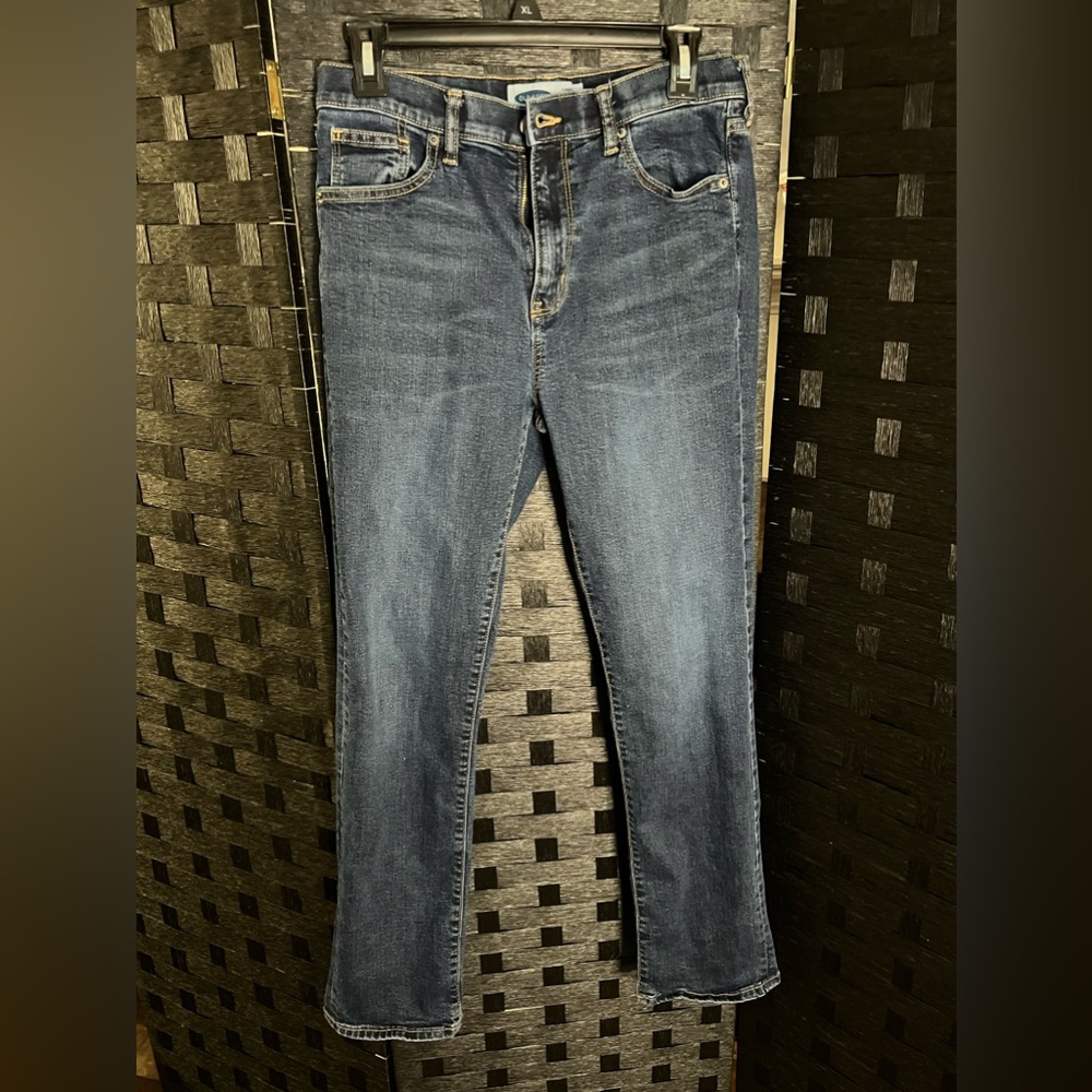 Like New Boy’s Old Navy Husky Fit Karate 360° Stretch Slim Jeans Dark Wash